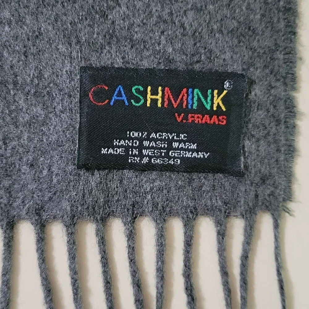 FRAAS Cashmink Charcoal Grey Scarf